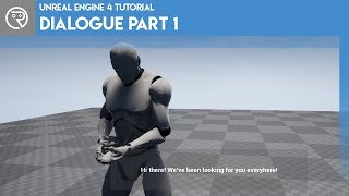 Unreal Engine 4 Tutorial  Dialogue System  Part 1 [upl. by Amzaj]