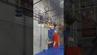 Ring Swing speed🤯speed ninjawarrior shorts [upl. by Isis996]