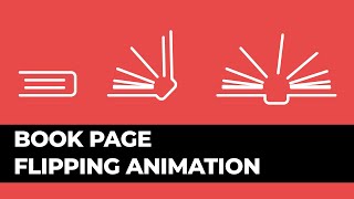 Book Page Flipping Animation Tutorial  After Effects Tutorials [upl. by Starlin]