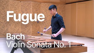 Fugue in G Minor from Bach Violin Sonata No 1 Performed By Arnor Chu Marimba [upl. by Michelsen]