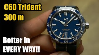 Christopher Ward C60 Trident Pro 300  2mm thinner and 2x better  review [upl. by Nolaf299]