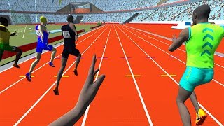 Athletics Games 2020 event 100 meters VR Virtual Reality [upl. by Sugihara]