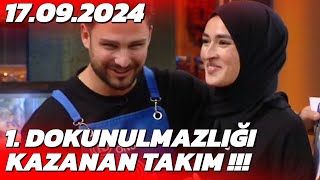 MasterChef 17 Eylül İlk Dokunulmazlık Oyununu Kazanan Takım Belli Oldu  Yeni Bölüm Fragmanı [upl. by Ahsinnek913]