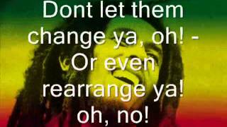 Bob Marley Could you be loved Lyrics [upl. by Stefanie203]