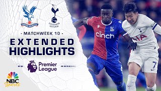 Crystal Palace v Tottenham Hotspur  PREMIER LEAGUE HIGHLIGHTS  10272023  NBC Sports [upl. by Aikym]