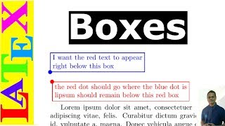 How to use Boxes in LaTeX Latex Advanced Tutorial07 [upl. by Mairhpe945]