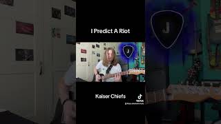 I Predict A Riot Kaiser Chiefs Guitar Cover by Jess music guitar [upl. by Whetstone]