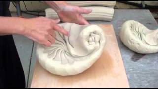 38 Learning Spiral Wedging  Kneading Clay 菊練り with HsinChuen Lin 林新春 菊練揉土示範 [upl. by Gautea745]