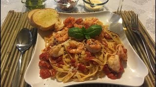 CAMARONES ALA DIABLA ESTILO ITALIANO FRA DIAVOLO DELICIOSA RECETA [upl. by Neyud916]