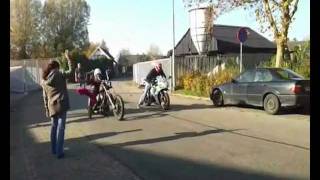 Hildos Harley vs Honda CBR1000RR Fireblade English subs [upl. by Novello975]