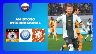 Alemanha X Holanda  Amistoso Internacional  4K  PS5™ [upl. by Aeneg626]