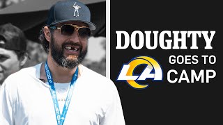 Drew Doughty Goes to Los Angeles Rams Training Camp  LA Kings Offseason [upl. by Ulyram749]