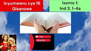 Misa 22 Nyakanga 24 Icyumweru 16 Gisanzwe Isomo 1 [upl. by Pansy]