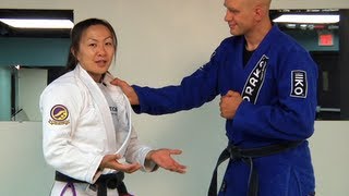 How to Strip the Lapel Grip of a Larger Opponent [upl. by Boggs985]