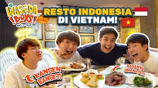 SATUSATUNYA RESTORAN INDONESIA DI HANOI VIETNAM WASEDABOYS WORLD TRIP 12 [upl. by Arretak]