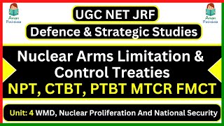 Nuclear Arms Limitation amp Control Treaties NPT CTBT PTBT MTCR FMCT UGC NET Defence amp Strategic [upl. by Derril]