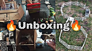 Unboxing nuevo corral de rancho el aguaje😍 algunos toros y accesorios [upl. by Nosyaj]