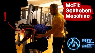 McFit SEITHEBEN MASCHINE  Schulterübung  Gym 80  Richtige Ausführung  McFit Series [upl. by Ubald348]