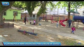 Inscrições para o programa Creche de Verão de Florianópolis estão abertas [upl. by Anitsrhc582]