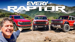 What’s The Best Raptor Ford Raptor Ranger vs Bronco Raptor vs F150 Raptor R [upl. by Emmit]