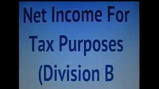 How to determine your Net Income for Tax Purposes in Four Steps [upl. by Iden150]