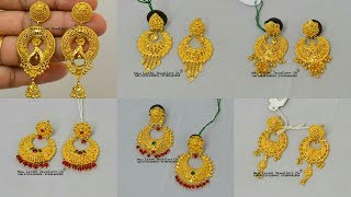 Pure Gold ChandBali Jhumka Designs [upl. by Kreda93]