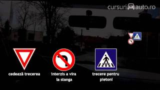 Conducere auto in trafic  episodul 1 [upl. by Eelyac]