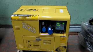 Diesel Generator DG 6500 SEN Super Silent Diesel Generator [upl. by Oicnedurp]