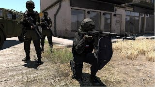 Russian FSB Special Forces in Heavy Village Assault  In Military Simulator Arma 3 SpN [upl. by Fi577]