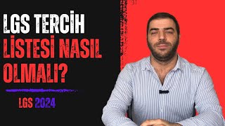 LGS Tercihlerinizi Nasıl Yapmalısınız  LGS 2024 [upl. by Razal]