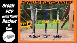 45 Amazon PCP Hand Pump Vs 240 FX amp 225 Airforce Pumps  Shooting amp Refilling Test  Review [upl. by Ozner]