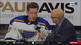 Binnington on shutout win Im a pretty calm guyIm excited on the inside [upl. by Rhyne]