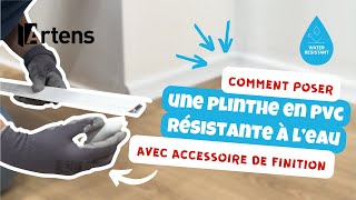 🛠 TUTO  Poser une plinthe PVC à visser résistante à leau en salle de bain Artens en 2024 [upl. by Nnylakcaj]