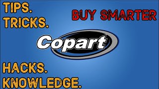 COPART USEFUL TRICKS TIPS AND HACKS How to buy smarter from COPART [upl. by Niwdog]