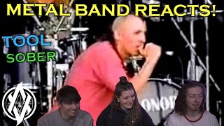 Tool  Sober Live REACTION  Metal Band Reacts REUPLOADED [upl. by Oxley]