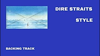 Dire straits STYLE backing track Communiqué ending solo [upl. by Averat704]