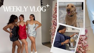 WEEKLY VLOG  FUN PHOTOSHOOT  ALEXA MAKES HOMEMADE COOKIES  BENTLY BAD HAIRCUT  YELLE ADAMS [upl. by Onifled]