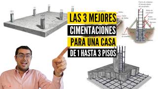 Como elegir la CIMENTACION para una CASA de hasta 3 pisos 🏠🏠🏠 [upl. by Greenman]