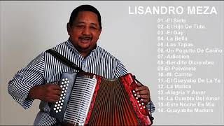 LISANDRO MEZA  16 Grandes Exitos Parranderos  Sus Mejores Canciones [upl. by Arv411]