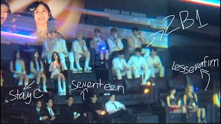 FULL Idol Reaction To Newjeans  Intro and Ditto At GDA 38th 2024  2 Angles [upl. by Mcgean]