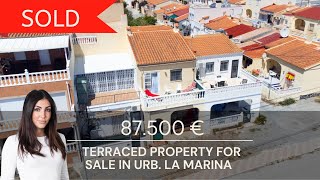 ☀Terraced house for sale in La Marina  Properties for sale in Alicante  Ref 5651 [upl. by Neeuq]