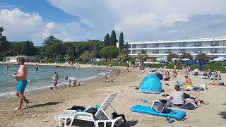 Borik Beach in Zadar Croatia in 4k  Is it worth traveling for [upl. by Anihpesoj464]