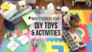 MONTESSORI AT HOME DIY Montessori Toys for Babies amp Toddlers [upl. by Vasilis521]