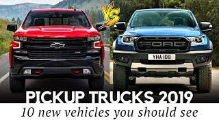 10 New Pickup Trucks Worth Buying in 2019 Tougher Exteriors amp Updated Interiors [upl. by Marchese739]