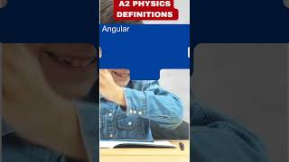 CAIE A2 Physics 9702 Definitions  Angular Displacement [upl. by Busch]