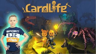 Cardlife игра про выживание в картонном мире  Даник играет в CardLife Creative Survival [upl. by Thorma]