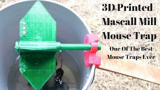 3D Printed Mascall Mill Mouse Trap In Action 9 Mice  One Of The Best I have Ever Tested [upl. by Ainaled]