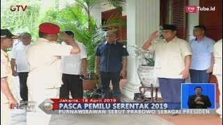 Bertemu Prabowo Subianto di Kertanegara Purnawirawan Sebut Siap Presiden  BIS 1904 [upl. by Ydasahc]