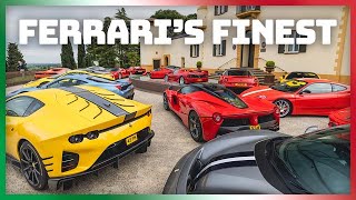 The CRAZIEST collection of limited edition Ferraris in Italy 812 Competizione LaFerrari F50 Enzo [upl. by Htabmas]