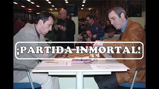 ¿LA MEJOR PARTIDA DE LA HISTORIA Kasparov vs Topalov Wijk aan Zee 1999 [upl. by Aivila]